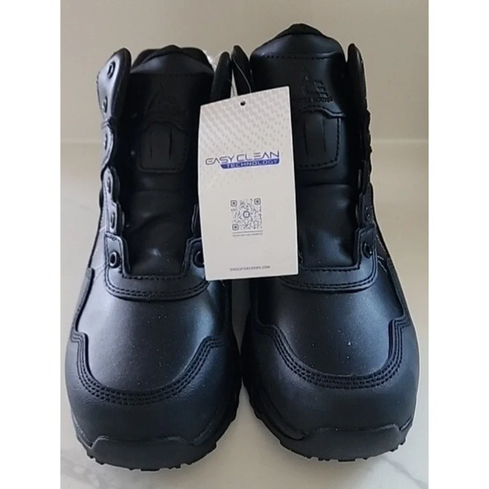 Shoe for Crew Stride Men's Slip Resistant Black Size 6.5 New With Tag